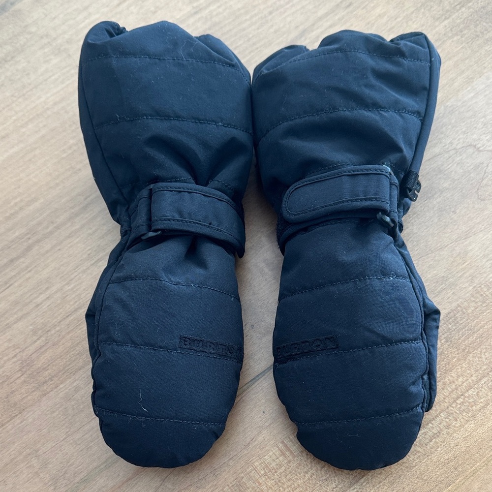 Burton Black Kids Mittens